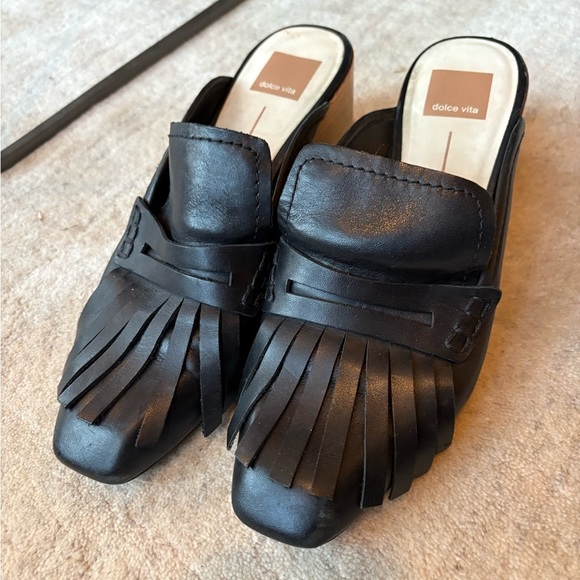 DOLCE VITA Katina Leather Mule Heels - Picture 5 of 9